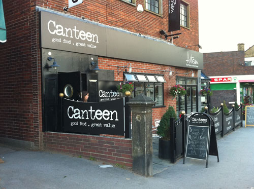 Canteen/Artisan restaurant on Sandygate Road
