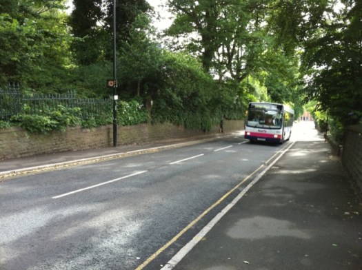 Vehicle-activated sign on Manchester Road, Sheffield