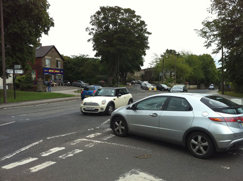  Manchester Road/Lydgate Lane/Sandygate Road junction in Crosspool