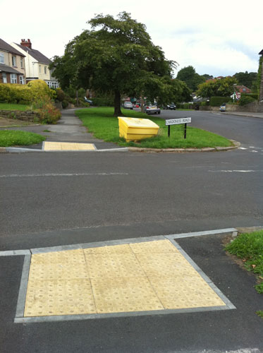 Dropped curbs installed on Cardoness Road