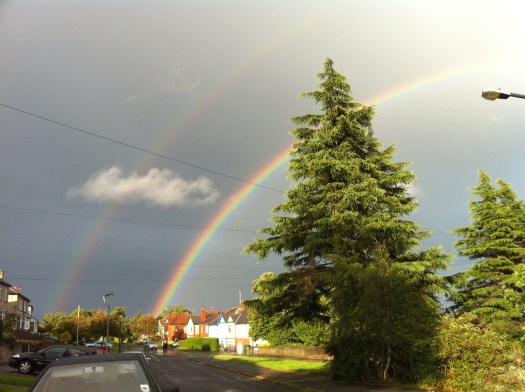 Double rainbow over Crosspool, 23 August 2010