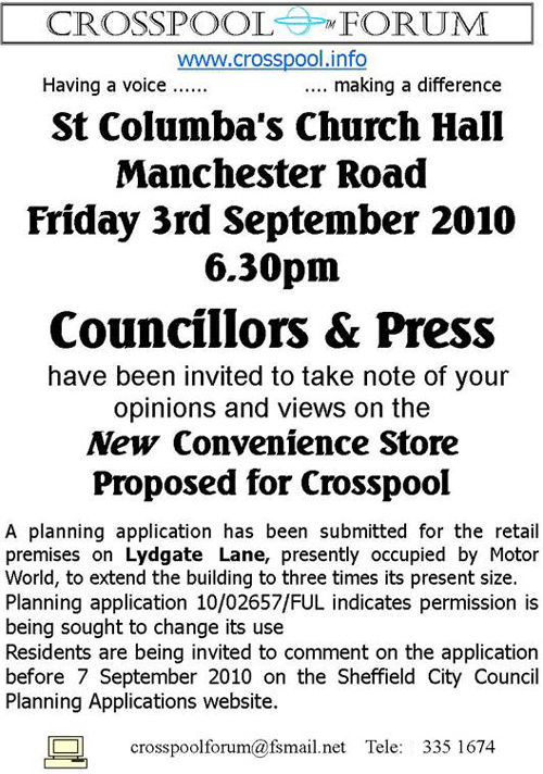 Extraordinary Open Meeting poster