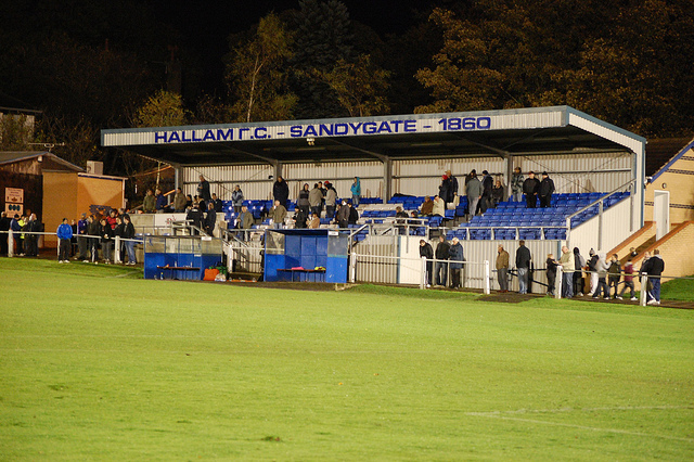 Sandygate, home of Hallam FC