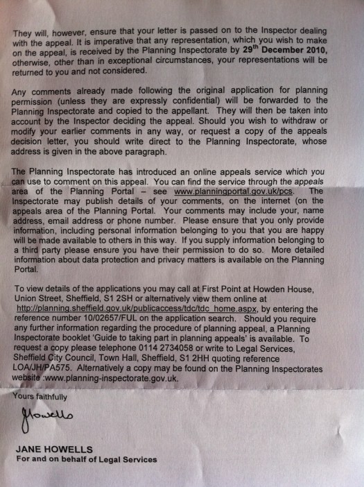 Appeal letter page 2