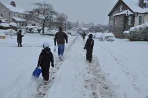 Sledging, Crosspool, 1 December 2010