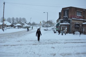 Towards Watt Lane, Crosspool, 1 December 2010