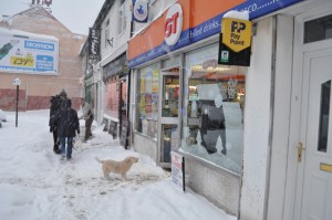 Philip James butchers and GT News open as normal, Crosspool, 1 December 2010