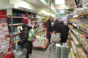 Milk supplies arrive, Crosspool, 1 December 2010