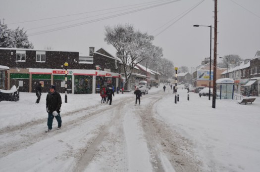The precinct, Crosspool, 1 December 2010