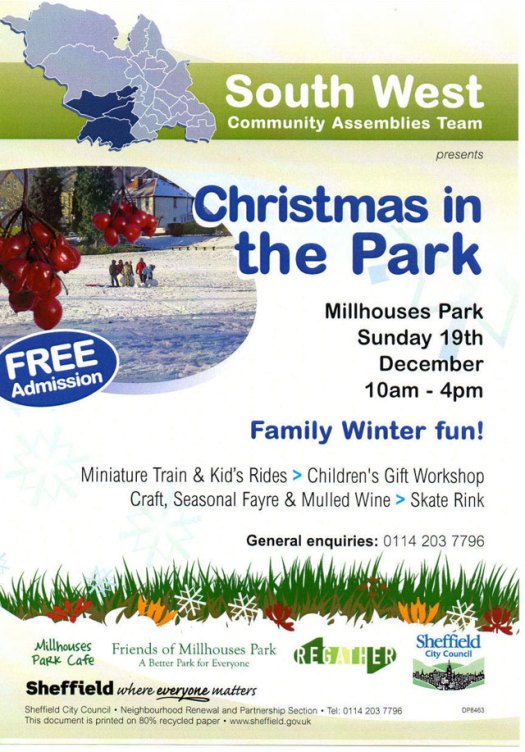 Christmas in Millhouses park (PDF, 261KB) Christmas in Millhouses park (PDF, 261KB)