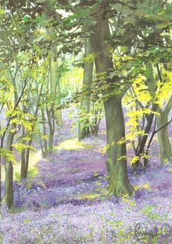 Painting by Rosie Hoyland