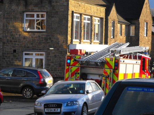 Fire engine on Selbourne Road