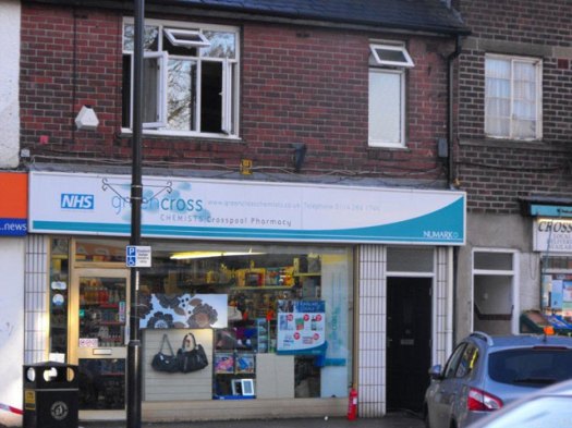 Fire in Crosspool precinct - January 2011