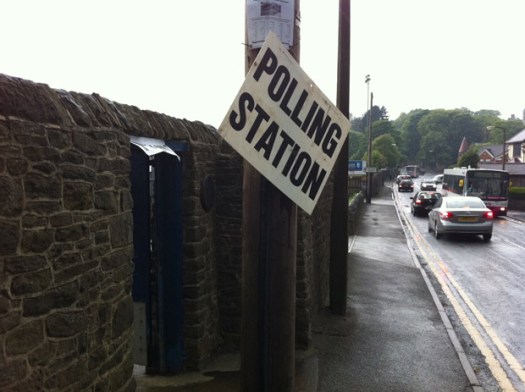 Sandygate polling station in Crosspool