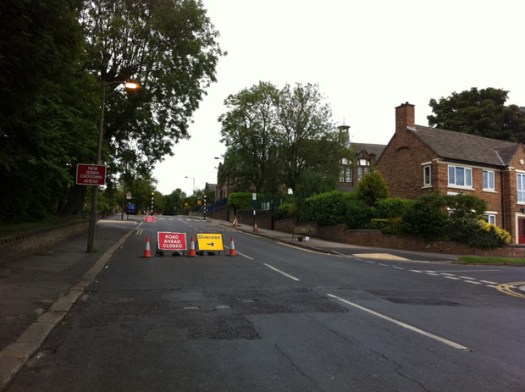Lydgate Lane: closed due to burst water main
