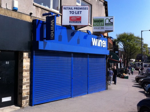 Sandygate Road empty off licence unit