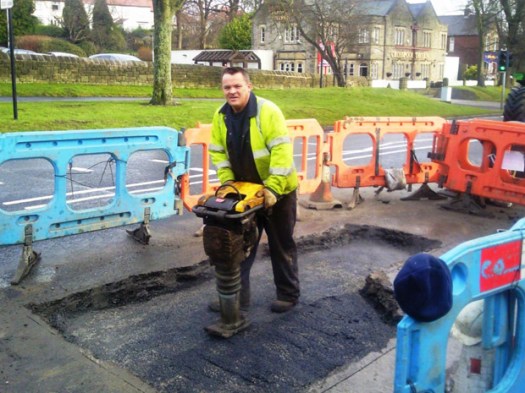 Water leak repairs on Manchester Road Water leak repairs on Manchester Road