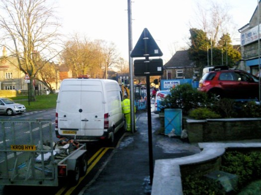Water leak repairs on Manchester Road Water leak repairs on Manchester Road