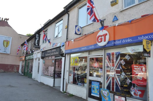 Flags have gone up oin the precinct