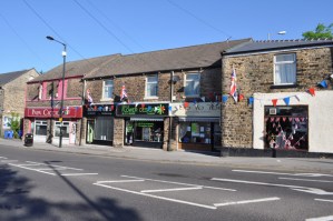 Flags have gone up in the precinct