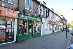 Flags have gone up in the precinct