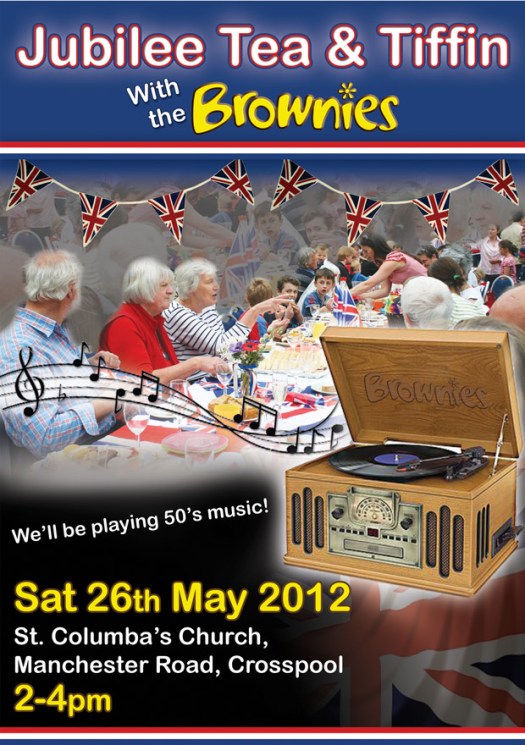 Jubilee Tea and Tiffin with Crosspool Brownies