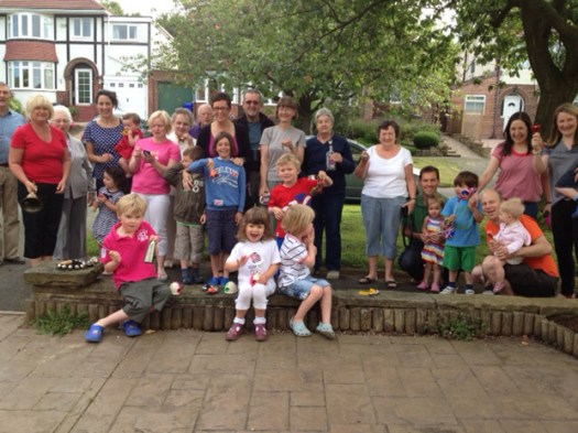 Dransfield Road Olympic bell ringing