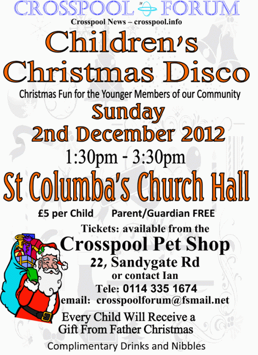 Children's Christmas Disco, Sunday 2 December 2012