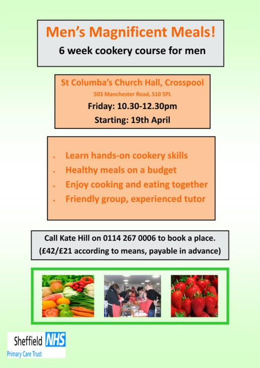 Magnificent Meals for Men at St Columba's, CrosspoolMagnificent Meals for Men at St Columba's, Crosspool