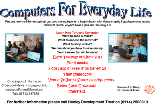 New computer courses start on 4 June