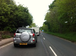 Temporary traffic signals on Manchester Road