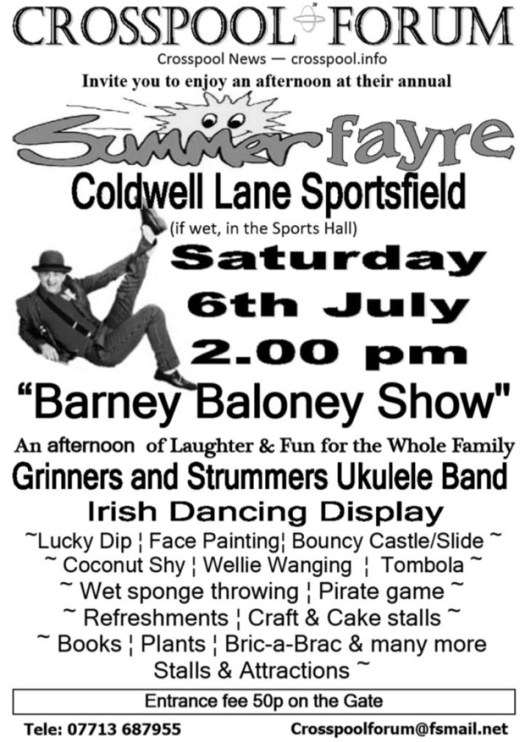 Crosspool Summer Fayre, Saturday 6 July 2013