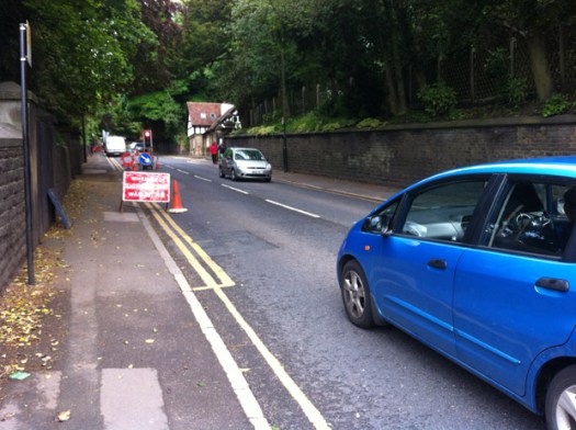 Delays for motorists on Manchester Road