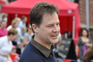 Deputy PM Nick Clegg visits Crosspool street market