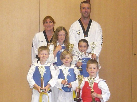 The Crosspool-based Champions Taekwondo champions