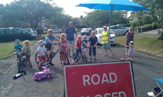 Playing out on Dransfield Road