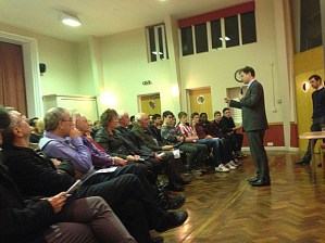 Residents question deputy PM at Nick Clegg at his Crosspool Q&A