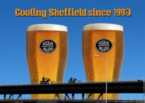 Tipsy Towers greetings card