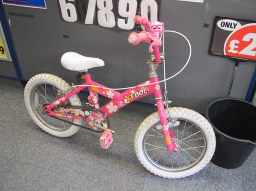 This bike was left outside Motor World