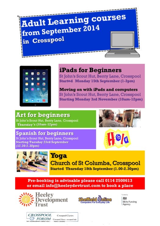 Adult Learning courses in Crosspool