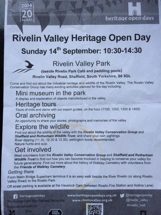 Rivelin Valley Heritage day
