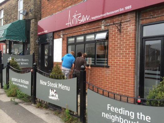 Work has started on doing up the former Artisan building in Crosspool