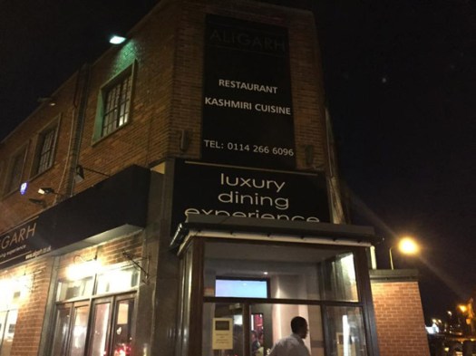 Aligarh Indian restaurant in Crosspool