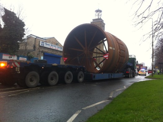 The transportation of this metal item caused delays