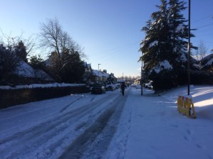 Watt Lane in the Boxing day snow, 2014