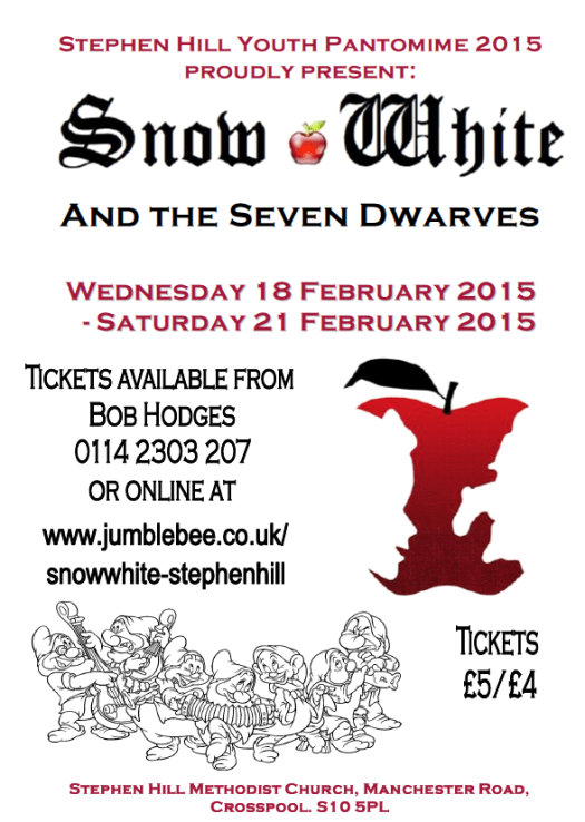 Snow White, the 2015  Stephen Hill panto
