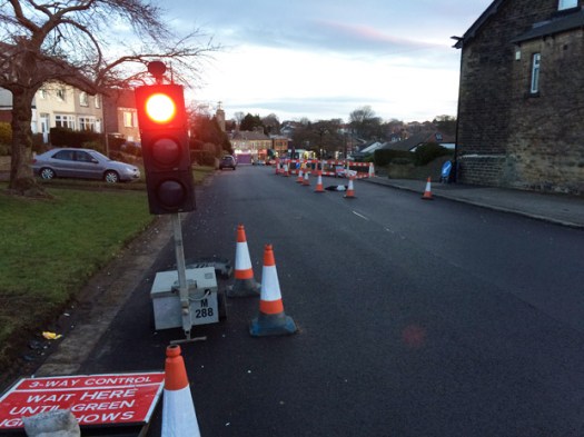 The Watt Lane/Cairns Road roadworks due to finish by Thursday 19 February