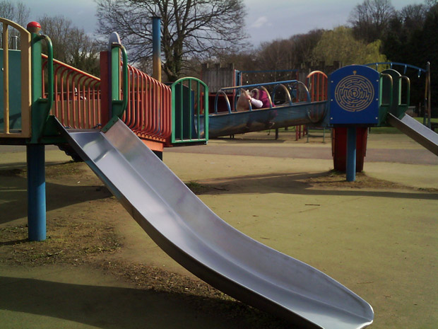 Photo 3 - playground slide. Vote for this at the bottom of the page