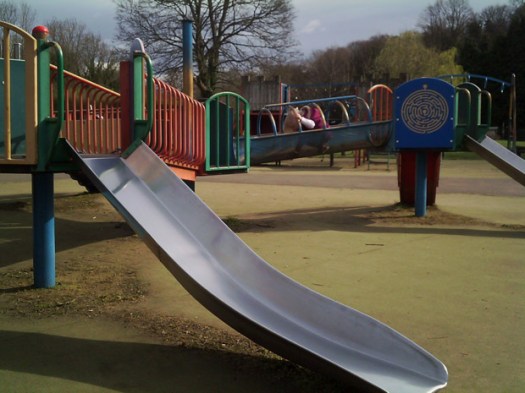 Photo 3 - playground slide. Vote for this at the bottom of the page
