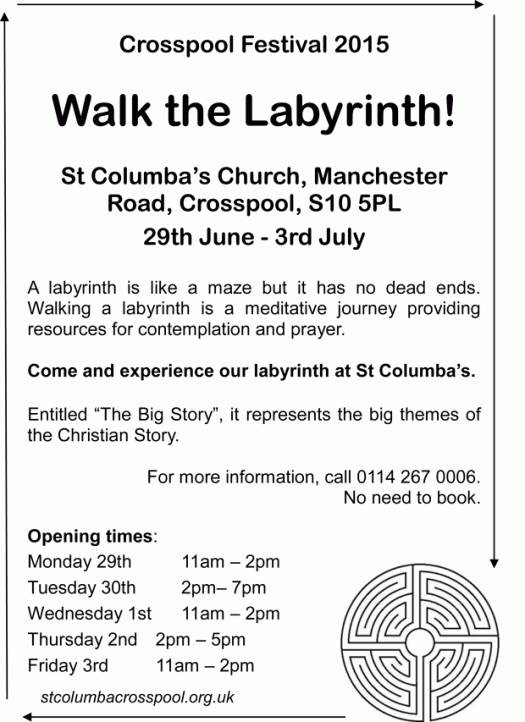 Walk the Labyrinth - Crosspool Festival 2015